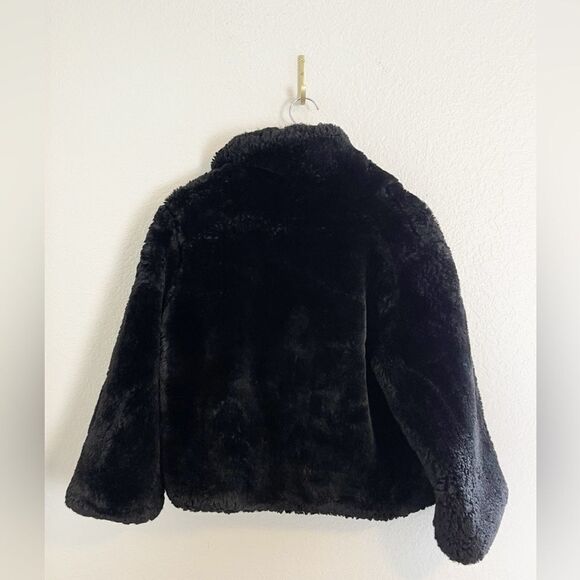 Victoria’s Secret black Faux Fur Coat, size large, rare - Picture 4 of 11